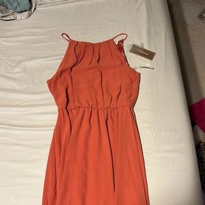 NWT Francesca’s burnt orange mini dress